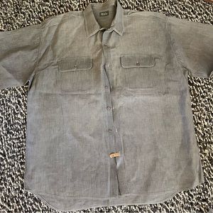 P B & Co men’s gray xxl shirt sleeve shirt Starched & Dry cleaned